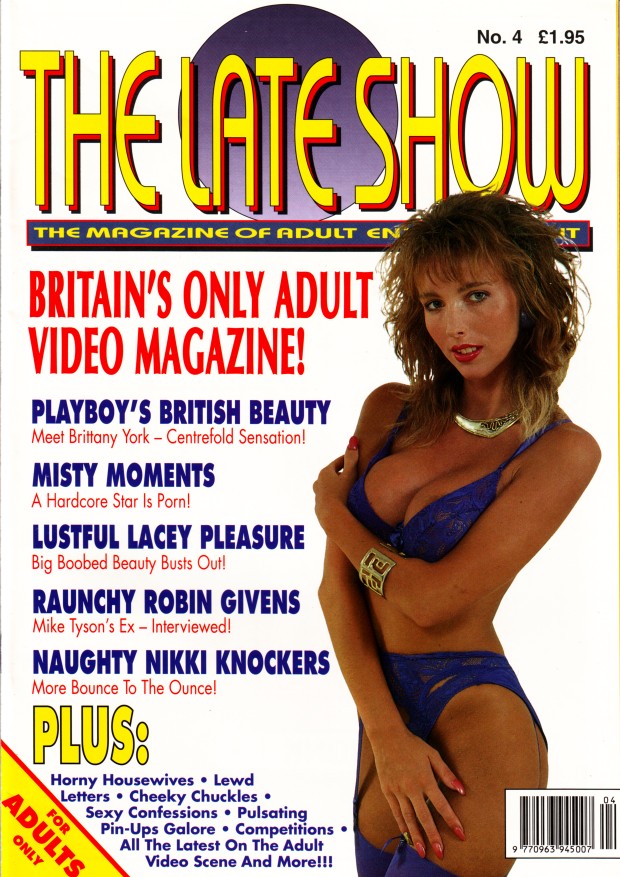 LATE SHOW magazine side cover Issue 4  1991