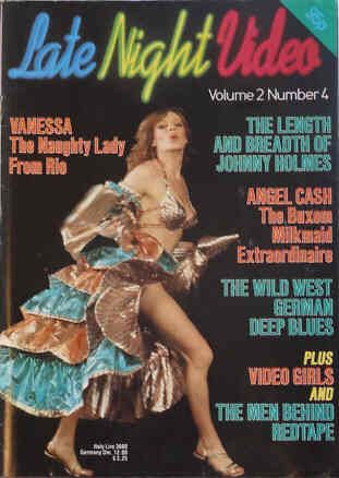 LATE NIGHT VIDEO magazine side cover  Vol 2 # 4  