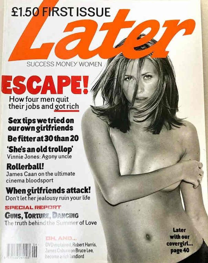 LATER magazine side cover Issue 1  June 1999