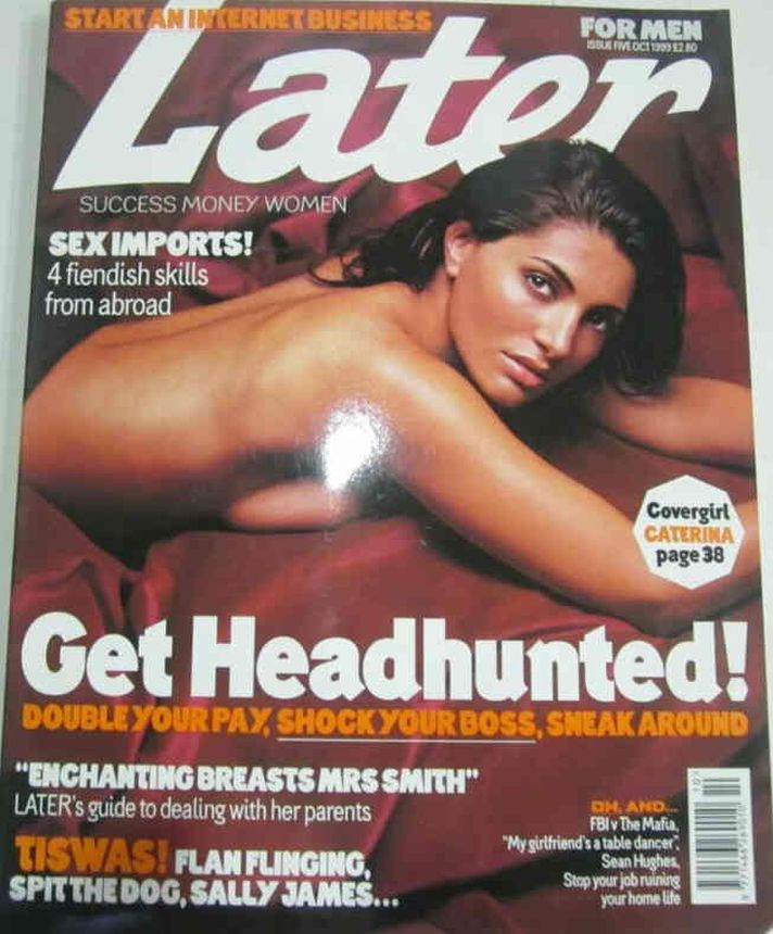 LATER magazine side cover  October 1999
