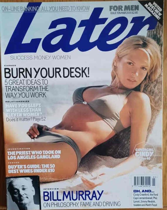 LATER magazine side cover Issue 10  March 2000