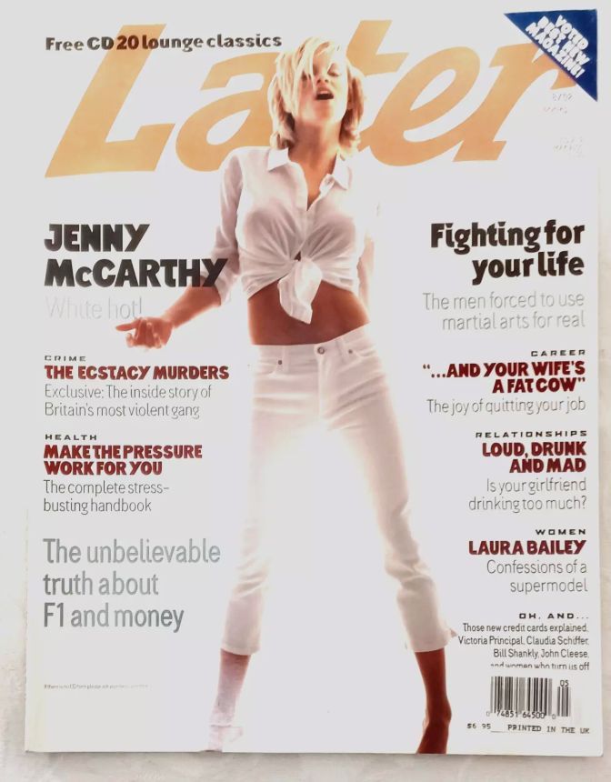 LATER magazine side cover Issue 12  May 2000