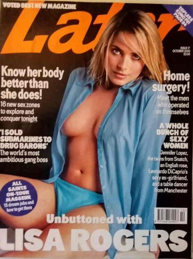 LATER magazine side cover Issue 17  October 2000