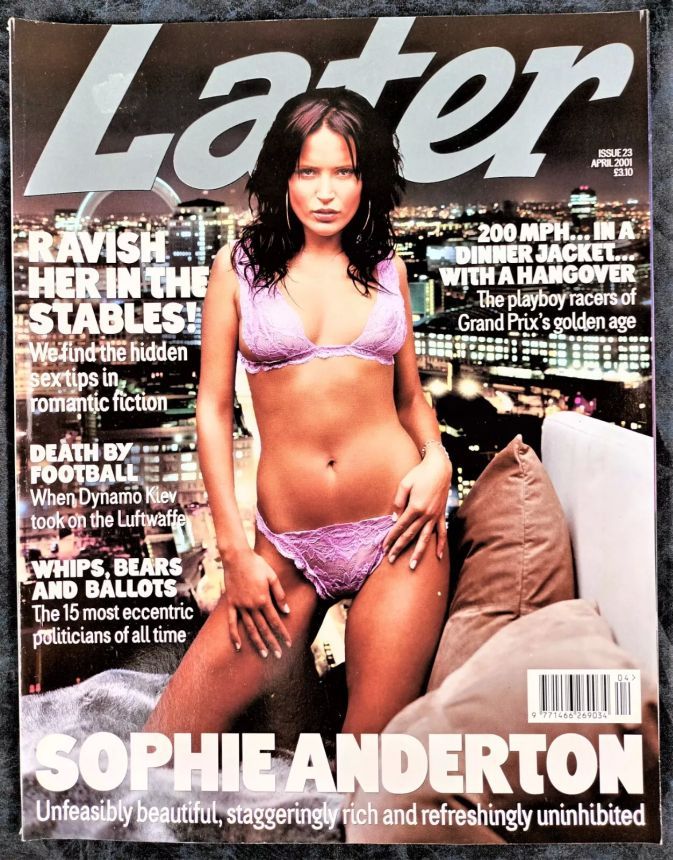 LATER magazine side cover Issue 23  April 2001