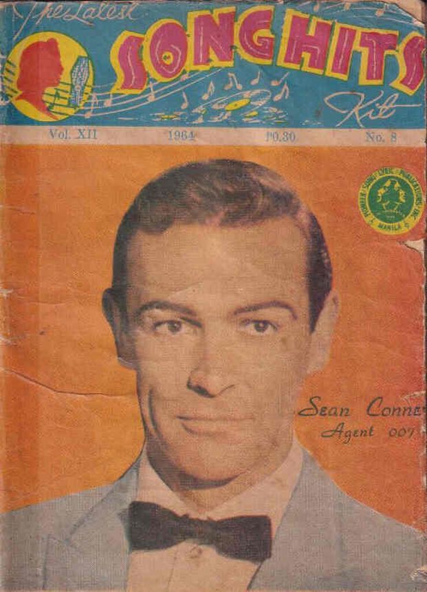 LATEST SONG HITS magazine side cover Issue 8   1964