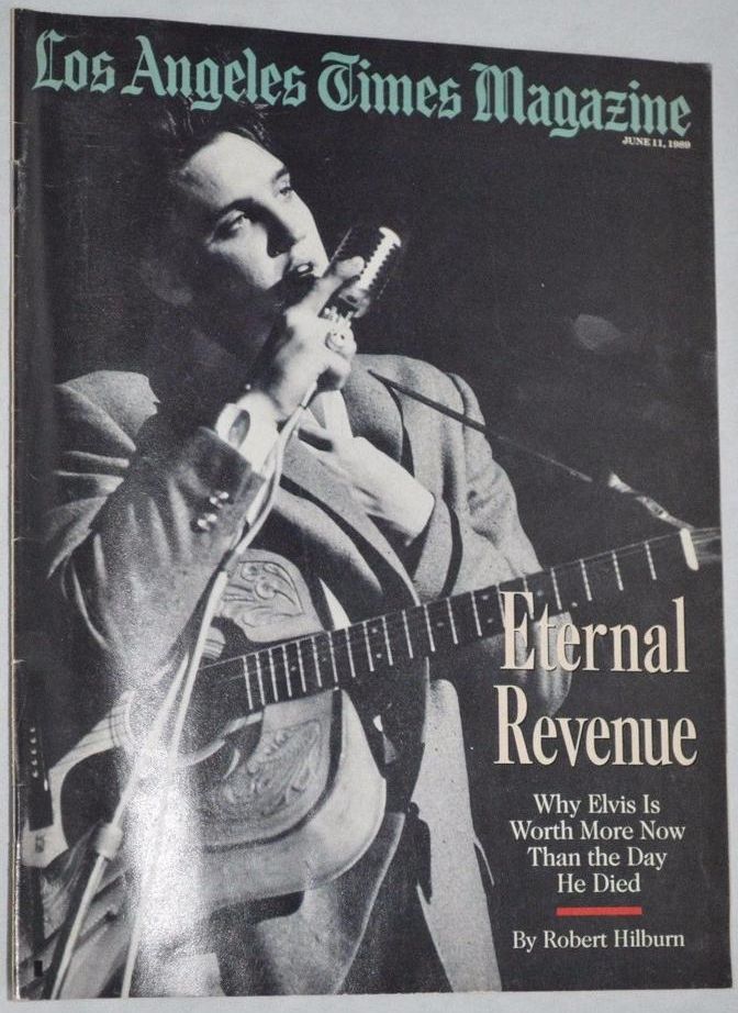 LOS ANGELES TIMES magazine side cover 11 June 1989