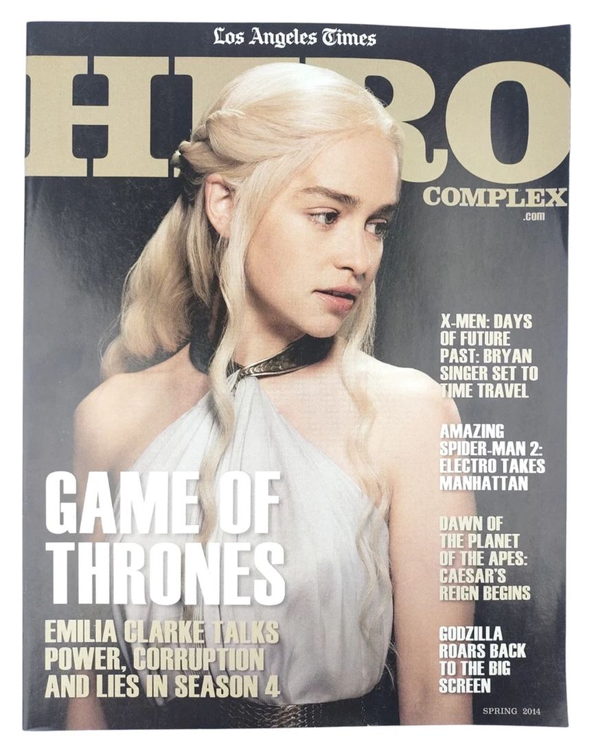 LOS ANGELES TIMES magazine side cover Spring 2014