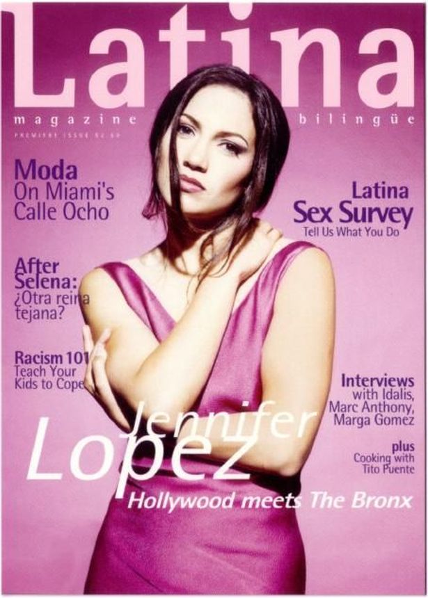 LATINA magazine side cover Issue 1   1996