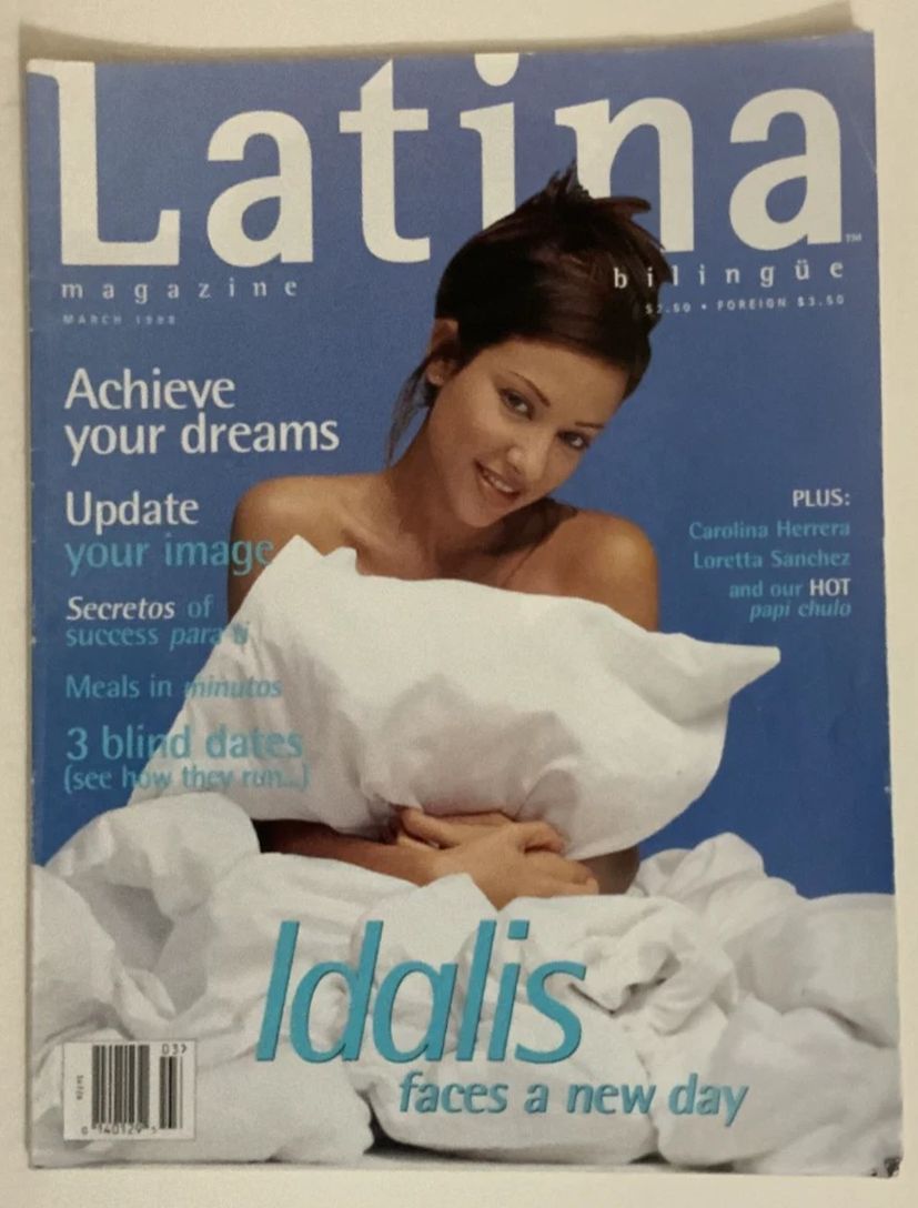 LATINA magazine side cover  March 1998