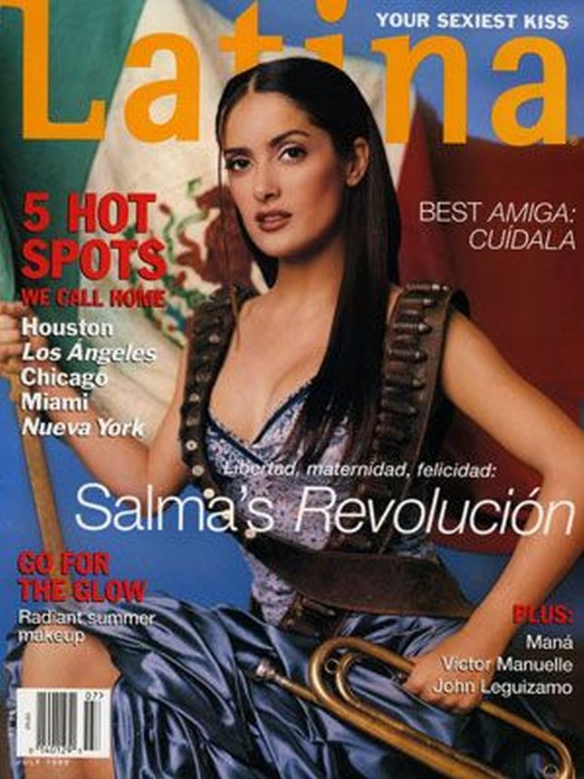 LATINA magazine side cover  July 1999