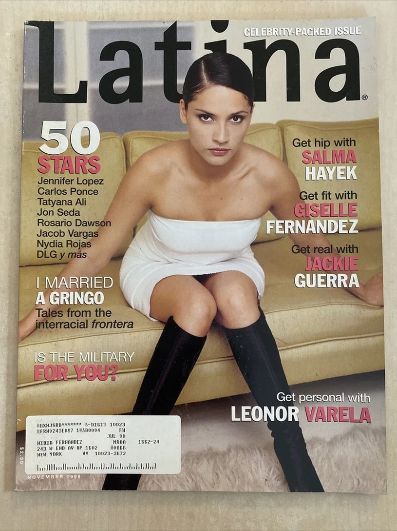 LATINA magazine side cover  November 1999