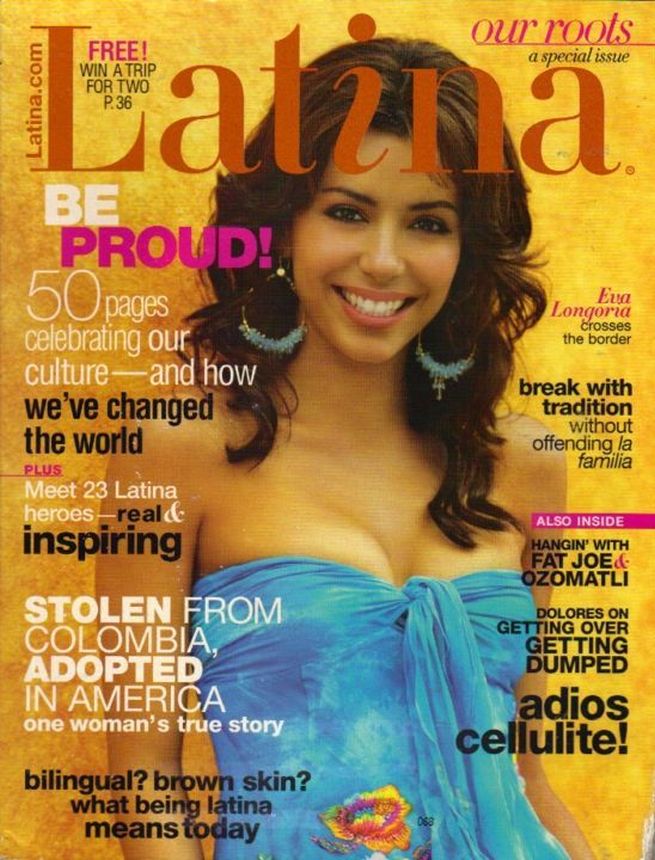 LATINA magazine side cover  May 2005