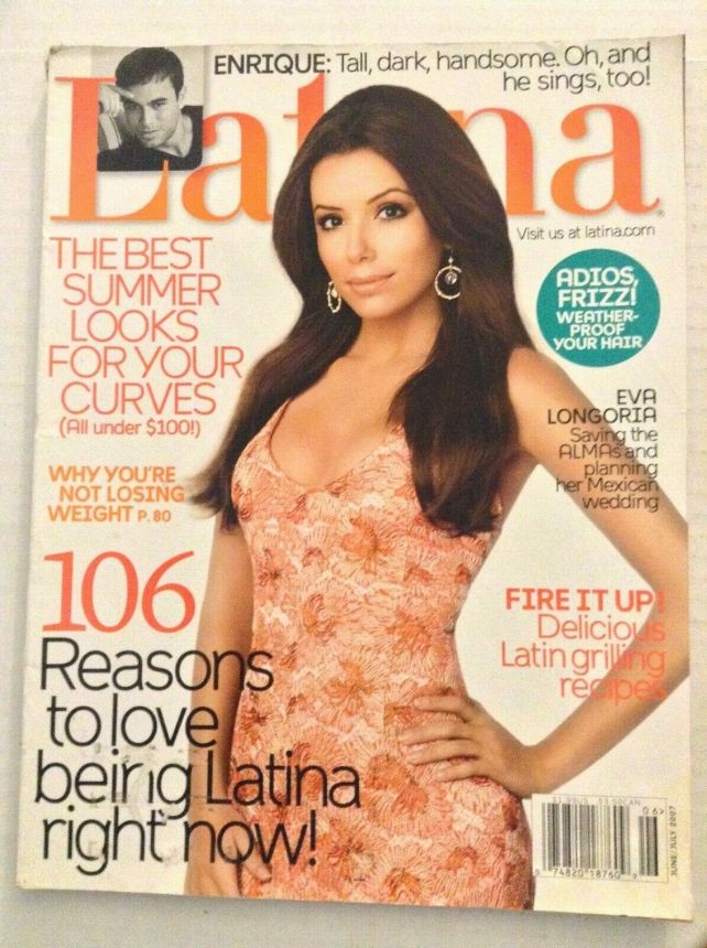 LATINA magazine side cover  June/July 2007