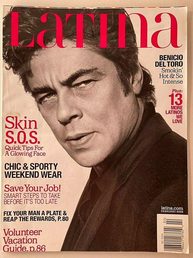 LATINA magazine side cover  February 2009