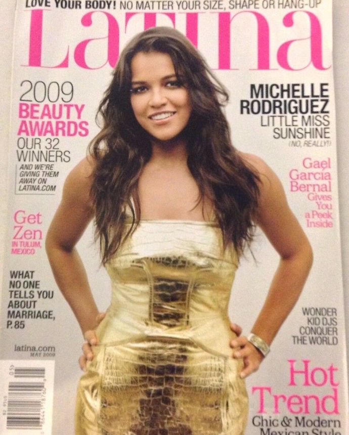 LATINA magazine side cover  May 2009