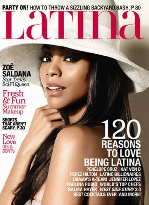 LATINA magazine side cover  June 2009