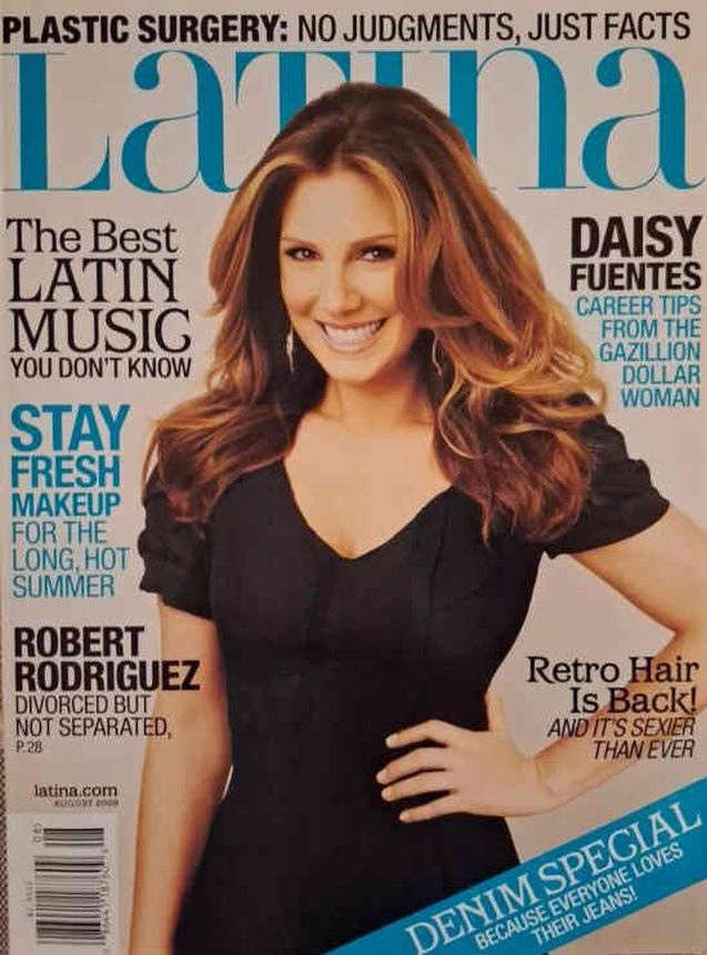 LATINA magazine side cover  August 2009