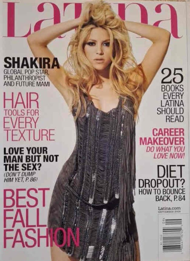 LATINA magazine side cover  September 2009