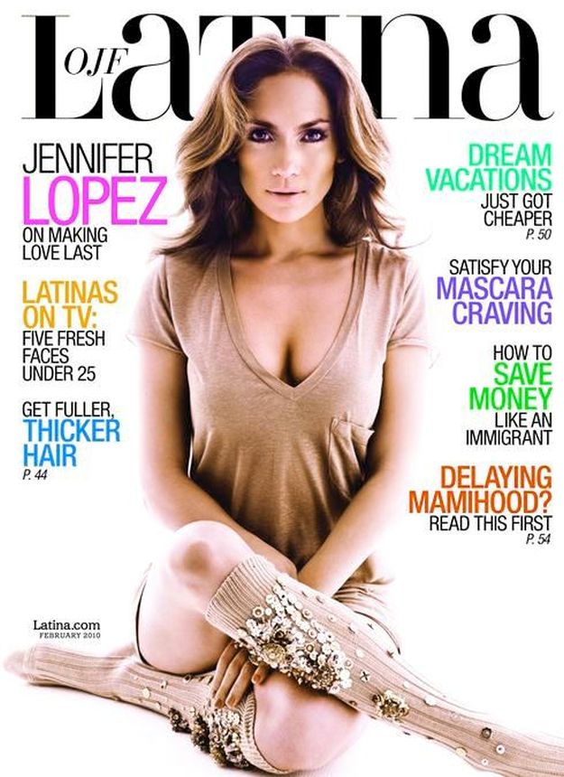 LATINA magazine side cover  February 2010