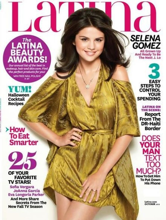 LATINA magazine side cover  October 2010