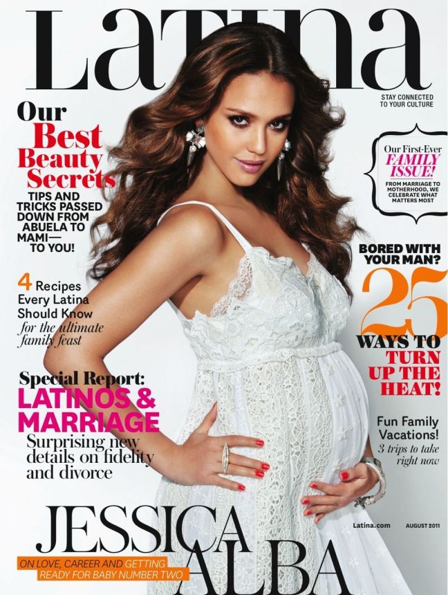 LATINA magazine side cover  August 2011