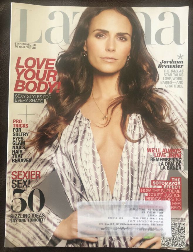 LATINA magazine side cover  February 2013