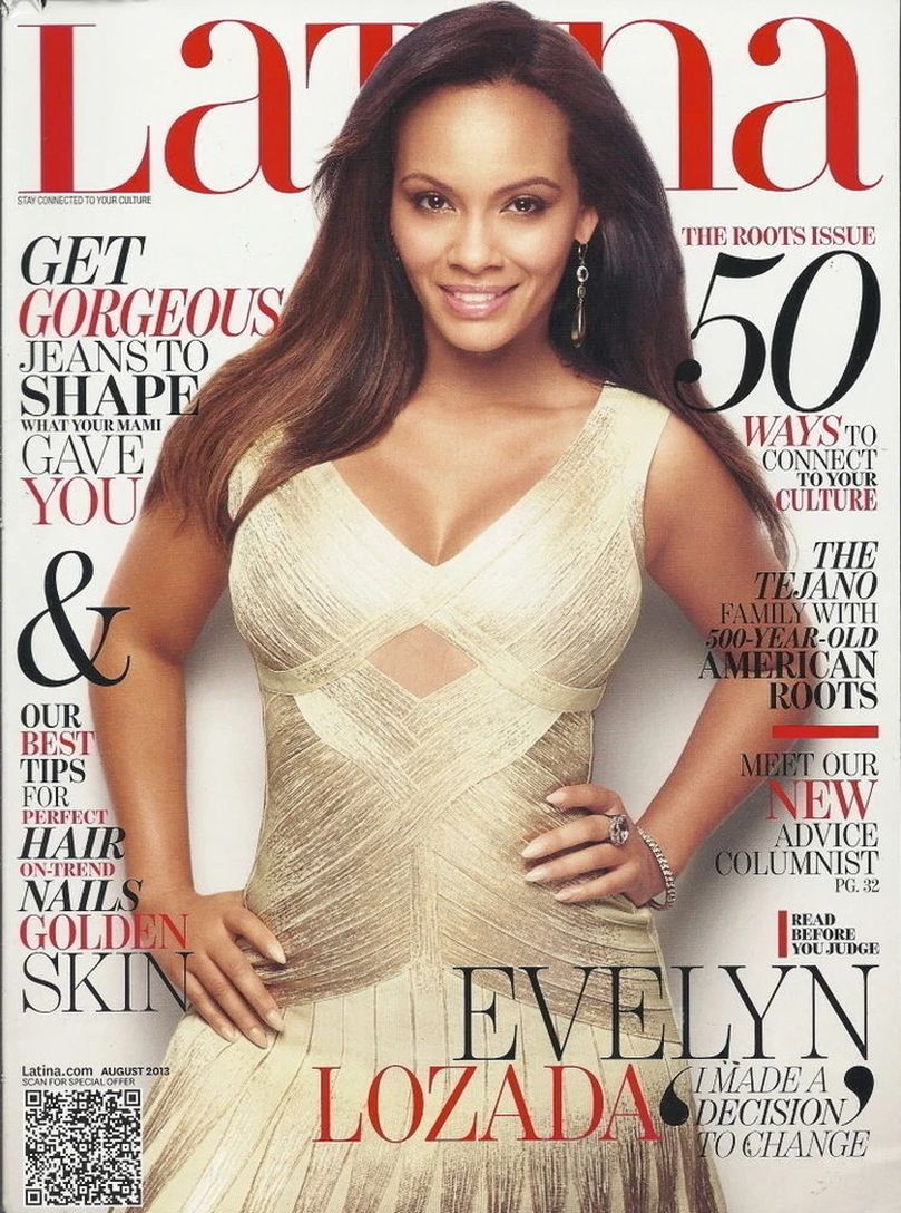 LATINA magazine side cover  August 2013