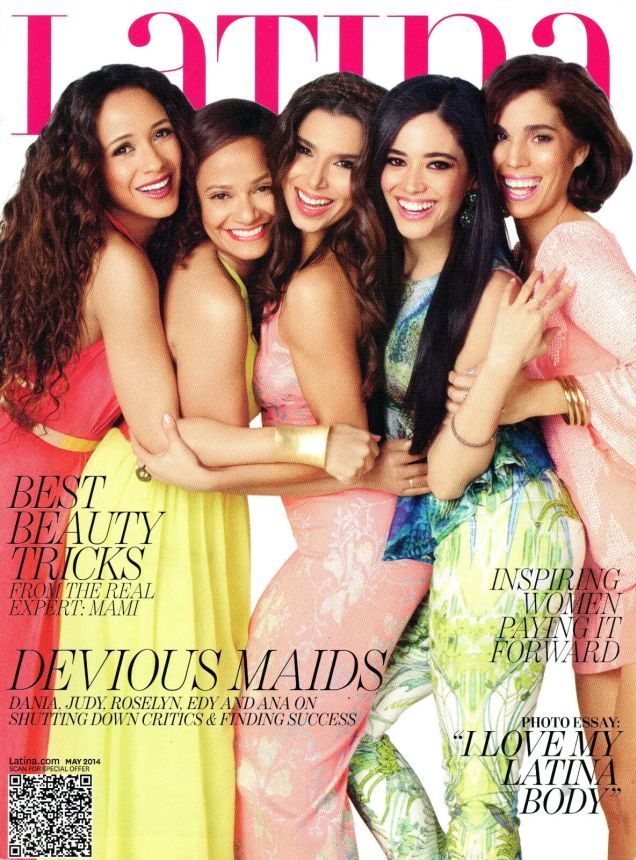 LATINA magazine side cover  May 2014
