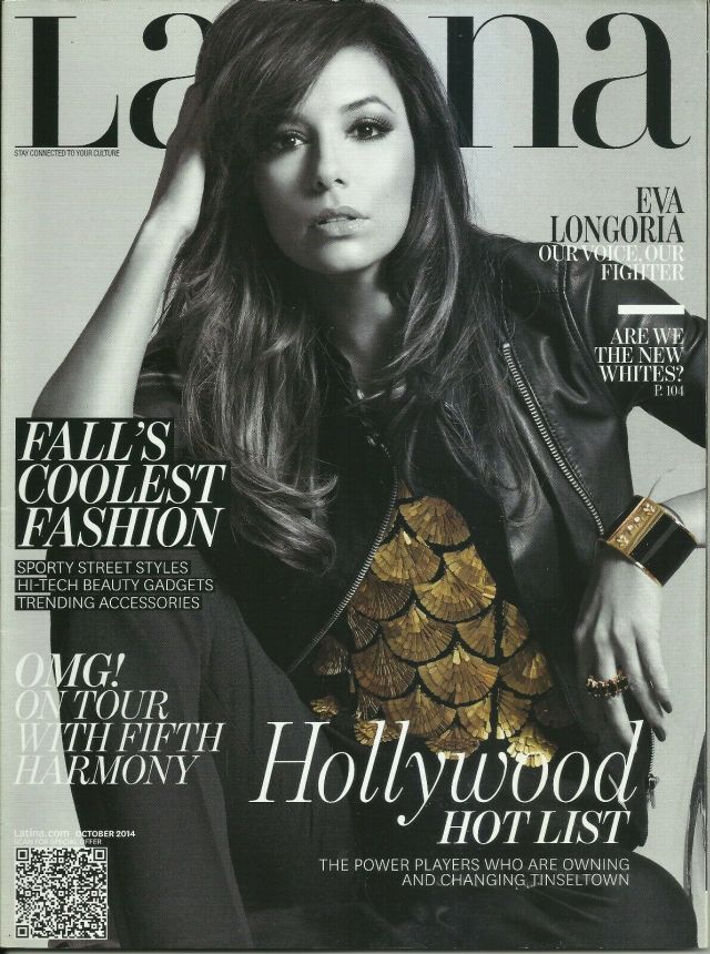 LATINA magazine side cover  October 2014