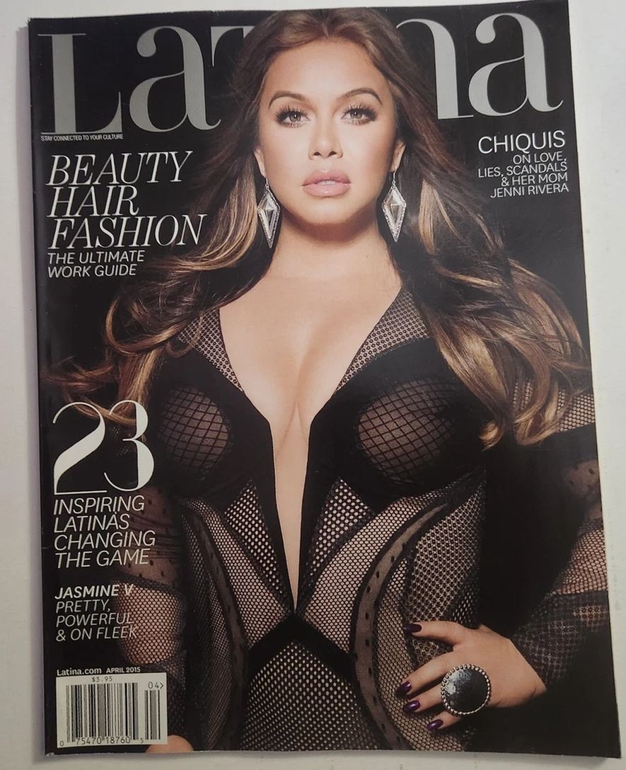 LATINA magazine side cover  April 2015