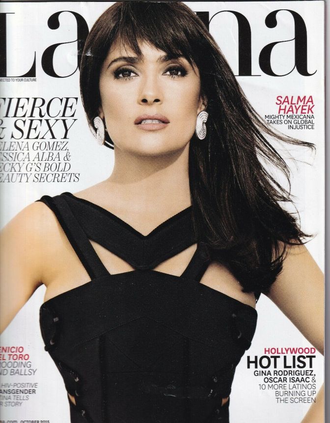 LATINA magazine side cover  October 2015