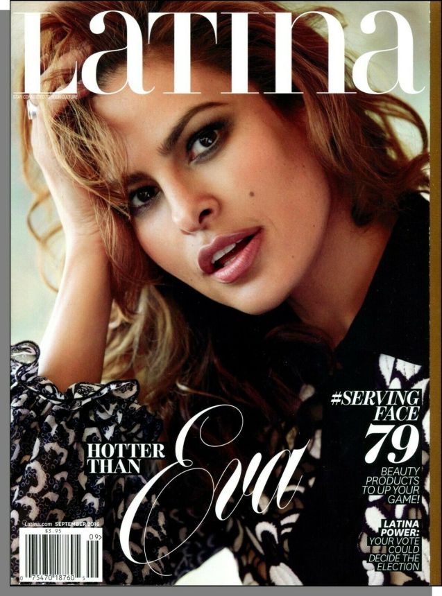LATINA magazine side cover  September 2016