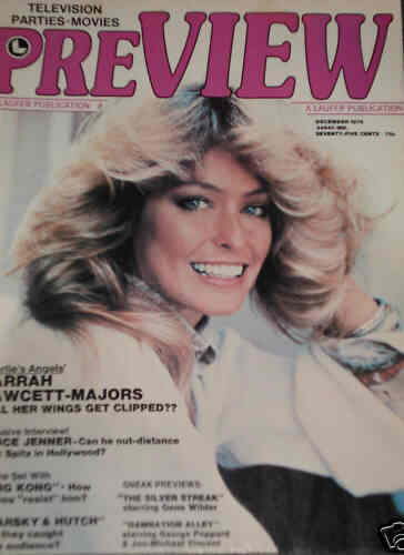 PREVIEW (Laufer) magazine side cover  Vol 1 No  4 December 1976