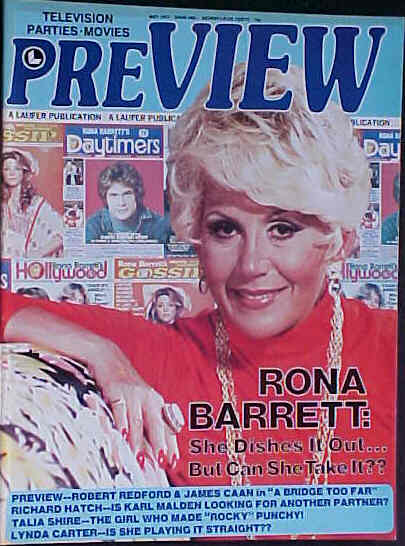 PREVIEW (Laufer) magazine side cover  Vol 1 No  9 May 1977