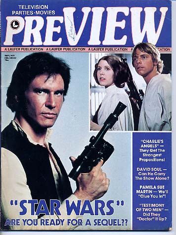 PREVIEW (Laufer) magazine side cover  Vol 2 # 1 September 1977