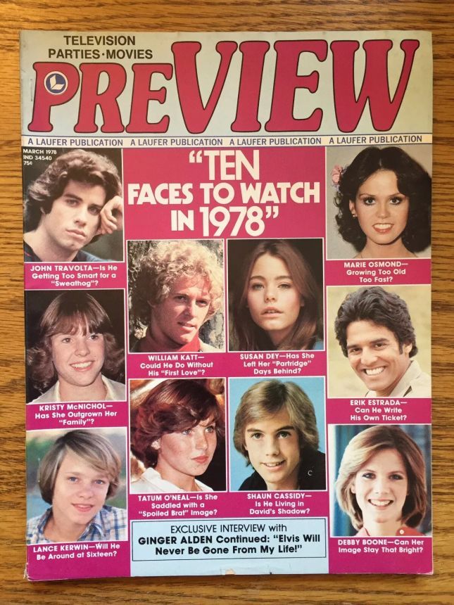 PREVIEW (Laufer) magazine side cover  Vol 2 # 7 March 1978