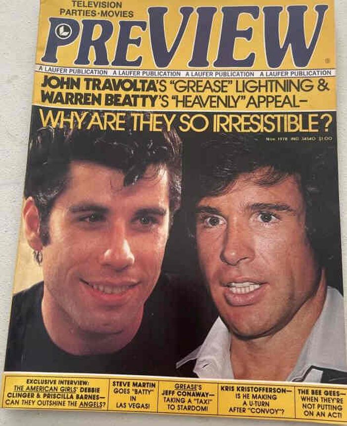 PREVIEW (Laufer) magazine side cover  Vol 3 # 3 November 1978