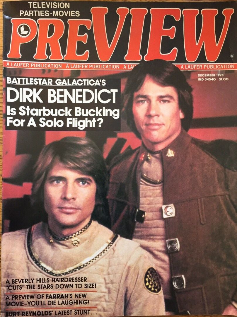 PREVIEW (Laufer) magazine side cover  Vol 3 # 4 December 1978