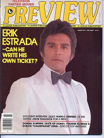 PREVIEW (Laufer) magazine side cover  Vol 3 # 7 March 1979