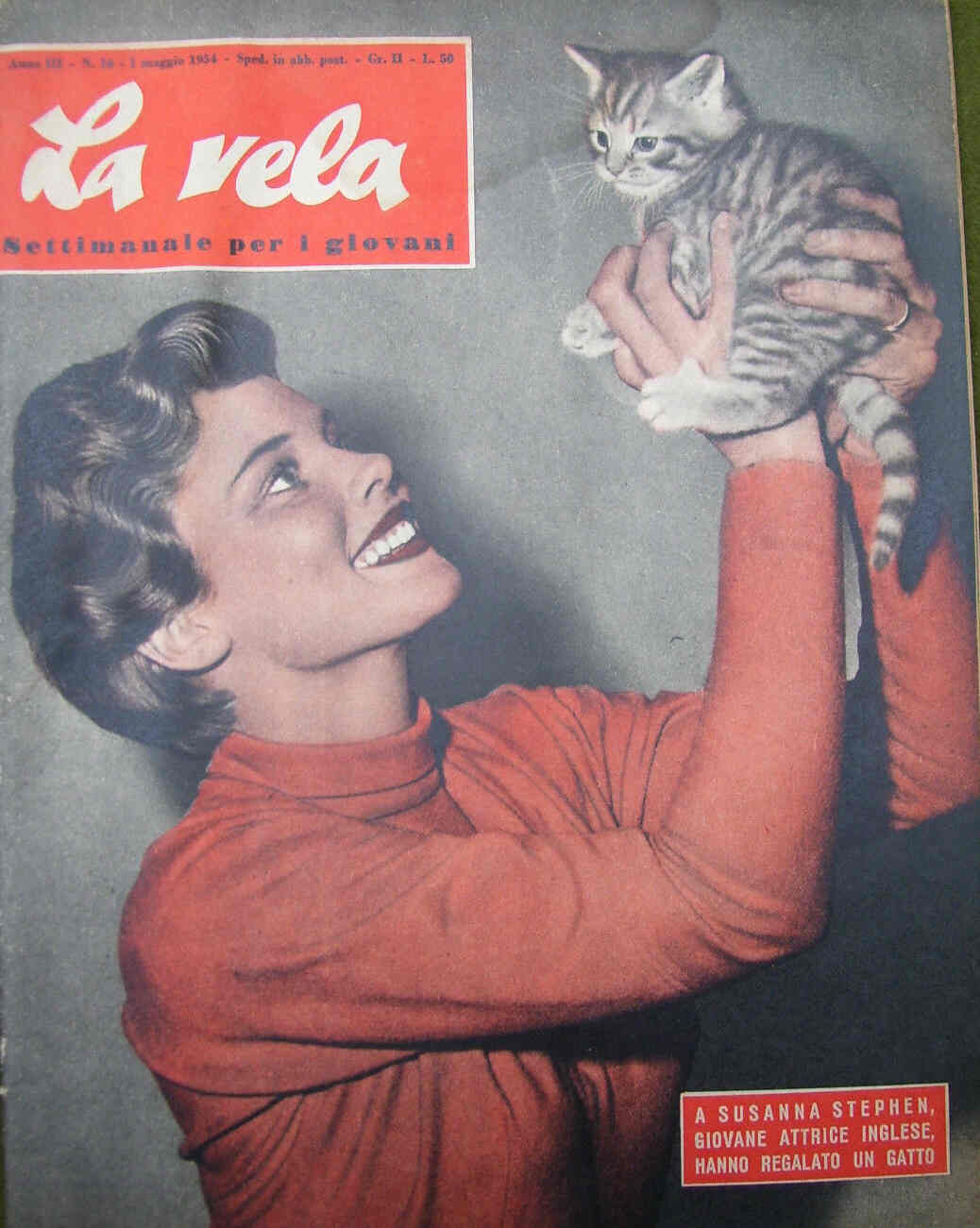 LA VELA magazine side cover Issue 16 1 May 1954