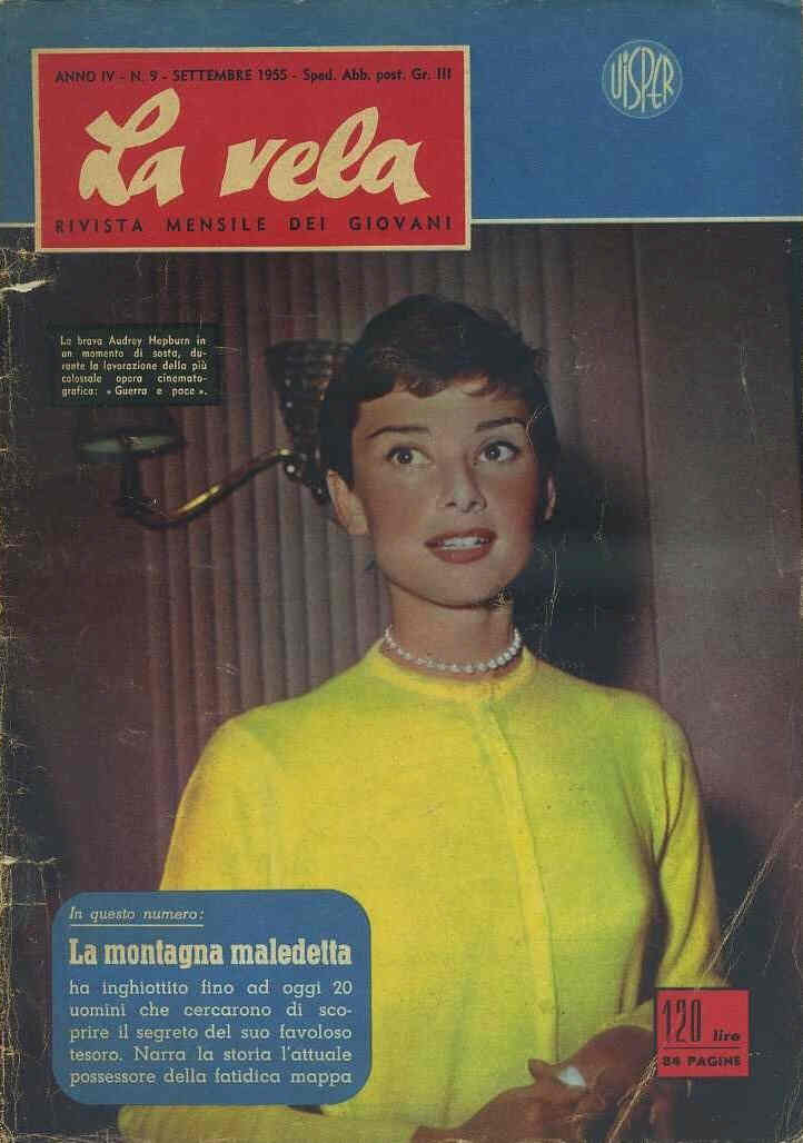 LA VELA magazine side cover Issue 9 September 1955