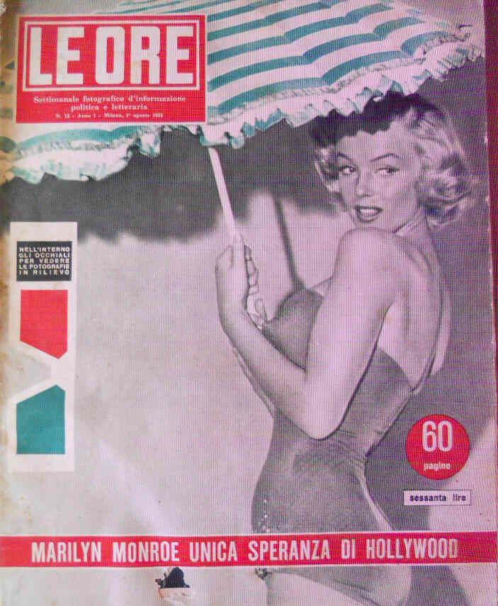 ORE | LE magazine side cover Issue 12 1 August 1953