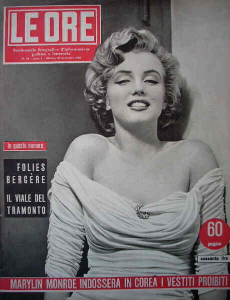ORE | LE magazine side cover Issue 28 21 November 1953