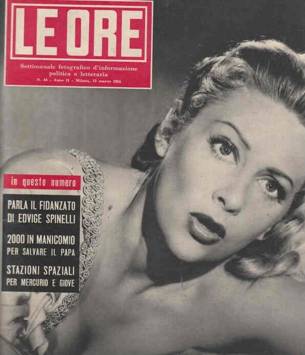 ORE | LE magazine side cover Issue 44 13 March 1954