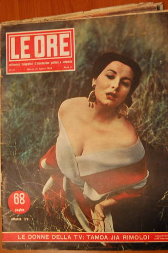 ORE | LE magazine side cover Issue 67 21 August 1954