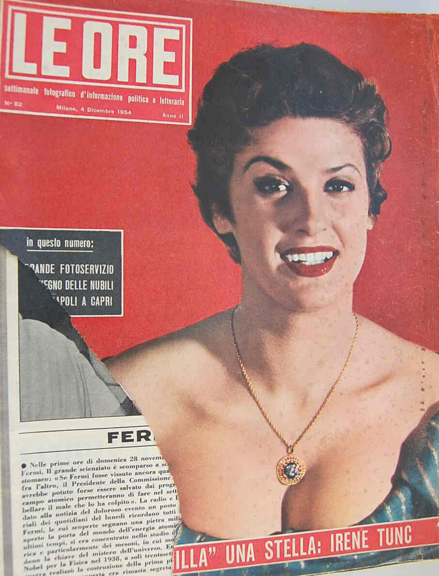 ORE | LE magazine side cover Issue 82 4 December 1954