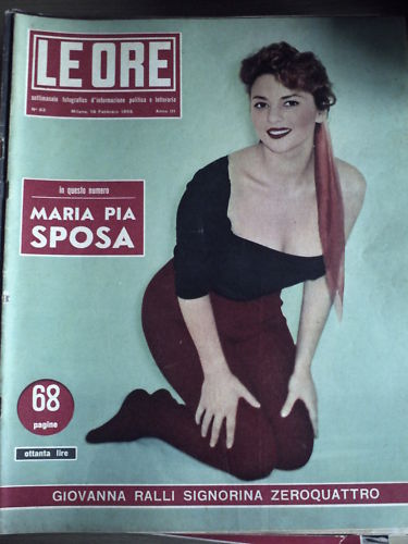 ORE | LE magazine side cover Issue 93 19 February 1955