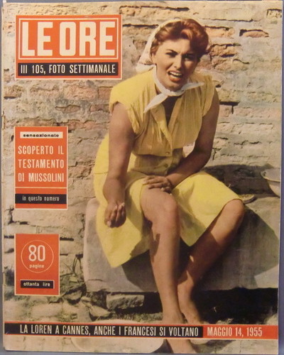 ORE | LE magazine side cover Issue 105 14 May 1955