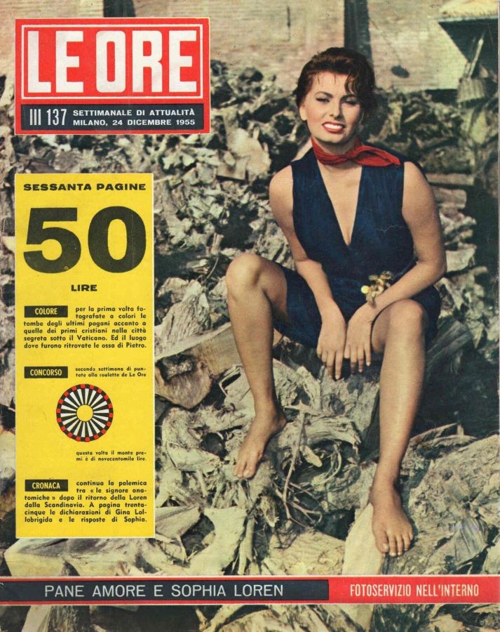 ORE | LE magazine side cover Issue 137 24 December 1955