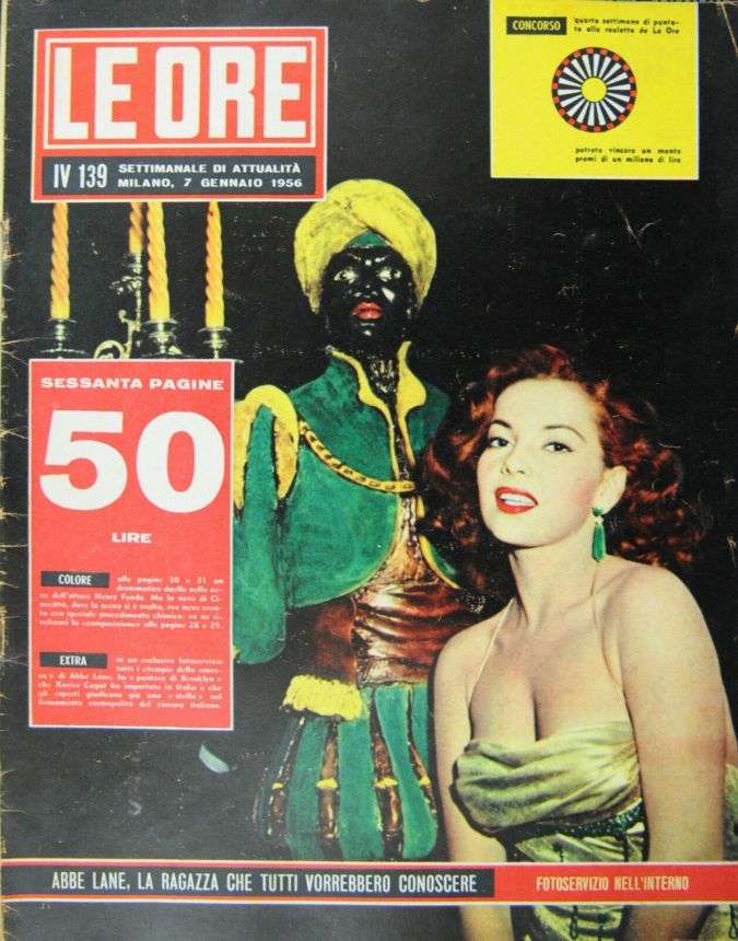 ORE | LE magazine side cover Issue 139 7 January 1956